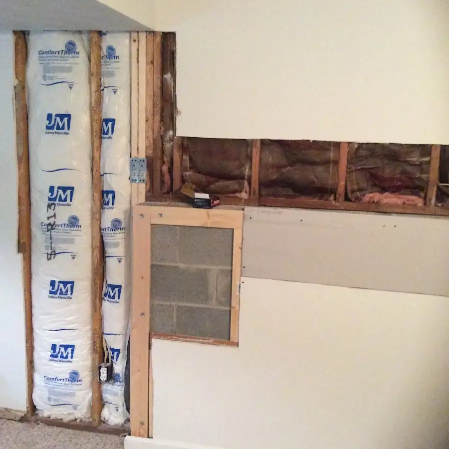 Wall insulation replacement during Structural Drying in Cape Canaveral